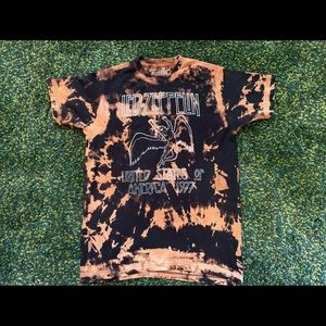 Led Zeppelin USA tour 1977  tshirt